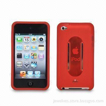 TPU Cases for Apple's iPod Touch 4, Customized Sizes and Colors Accepted
